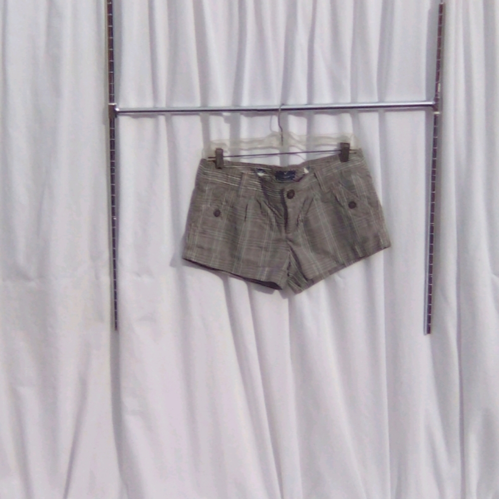 Women's plaid "American eagle" shorts